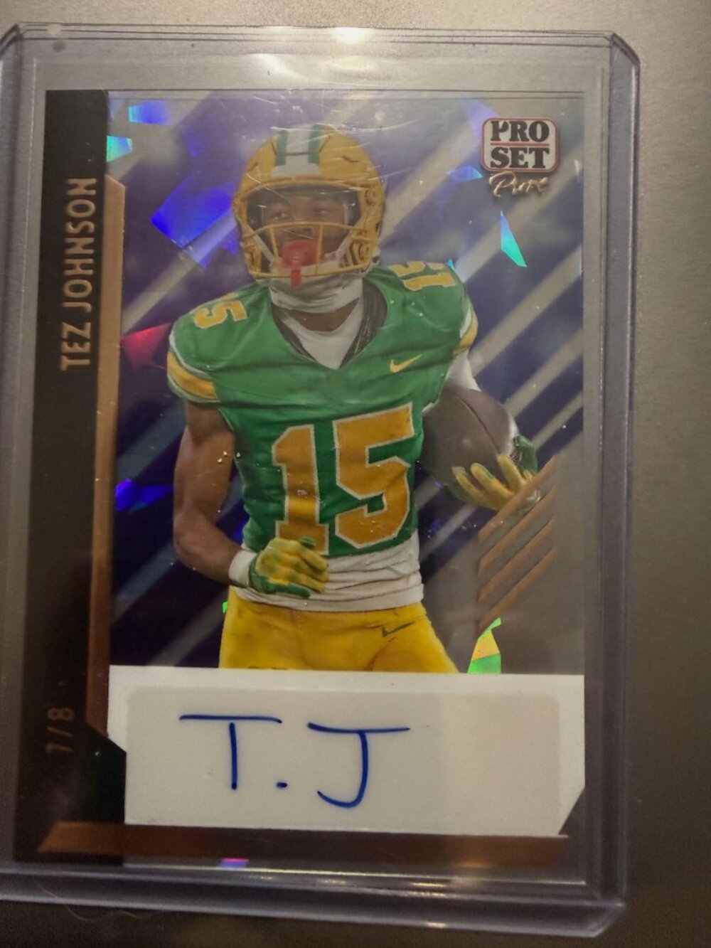 Tez Johnson Auto BA-TJ1 | 2024 Leaf Pro Set | Crystal 7/8